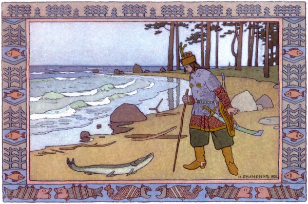 Charmed Fish by Ivan Bilibin